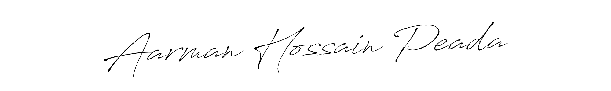 Antro_Vectra is a professional signature style that is perfect for those who want to add a touch of class to their signature. It is also a great choice for those who want to make their signature more unique. Get Aarman Hossain Peada name to fancy signature for free. Aarman Hossain Peada signature style 6 images and pictures png