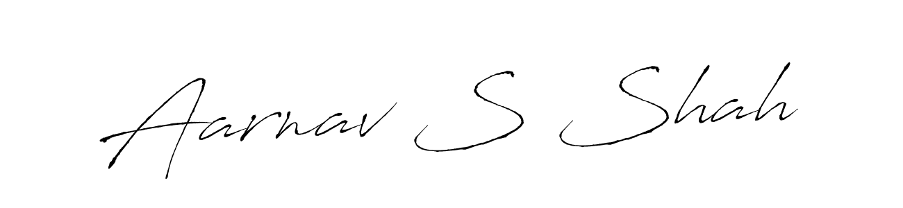 Also You can easily find your signature by using the search form. We will create Aarnav S Shah name handwritten signature images for you free of cost using Antro_Vectra sign style. Aarnav S Shah signature style 6 images and pictures png