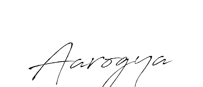 How to make Aarogya signature? Antro_Vectra is a professional autograph style. Create handwritten signature for Aarogya name. Aarogya signature style 6 images and pictures png