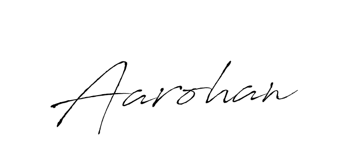 Use a signature maker to create a handwritten signature online. With this signature software, you can design (Antro_Vectra) your own signature for name Aarohan. Aarohan signature style 6 images and pictures png