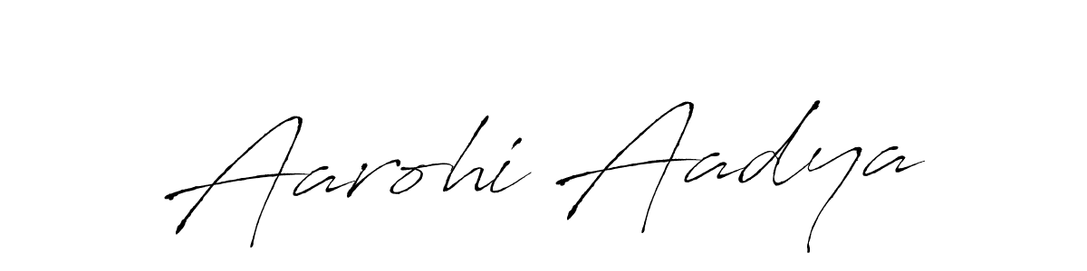 Make a short Aarohi Aadya signature style. Manage your documents anywhere anytime using Antro_Vectra. Create and add eSignatures, submit forms, share and send files easily. Aarohi Aadya signature style 6 images and pictures png