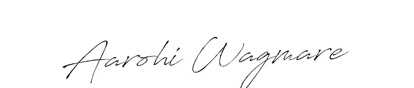 Similarly Antro_Vectra is the best handwritten signature design. Signature creator online .You can use it as an online autograph creator for name Aarohi Wagmare. Aarohi Wagmare signature style 6 images and pictures png