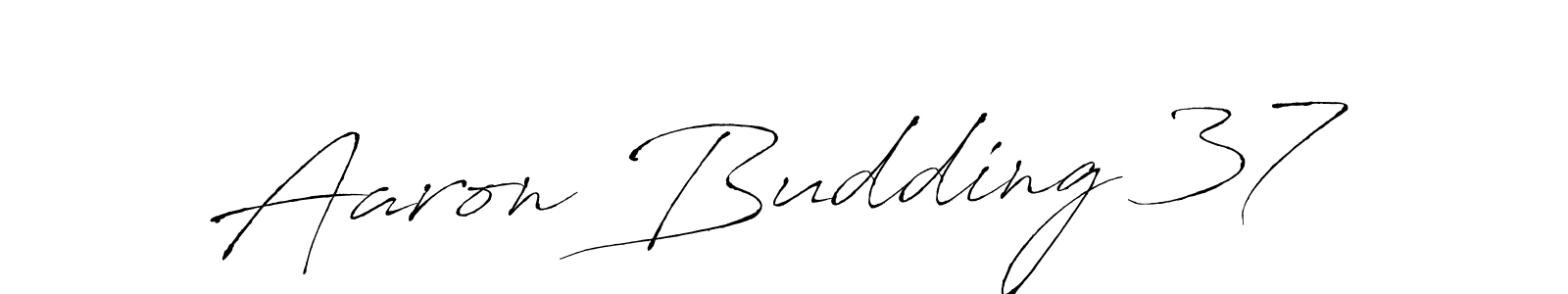 Also we have Aaron Budding 37 name is the best signature style. Create professional handwritten signature collection using Antro_Vectra autograph style. Aaron Budding 37 signature style 6 images and pictures png