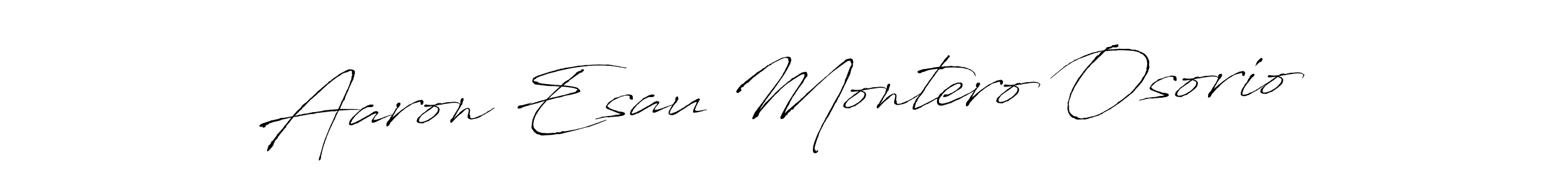 Make a short Aaron Esau Montero Osorio signature style. Manage your documents anywhere anytime using Antro_Vectra. Create and add eSignatures, submit forms, share and send files easily. Aaron Esau Montero Osorio signature style 6 images and pictures png