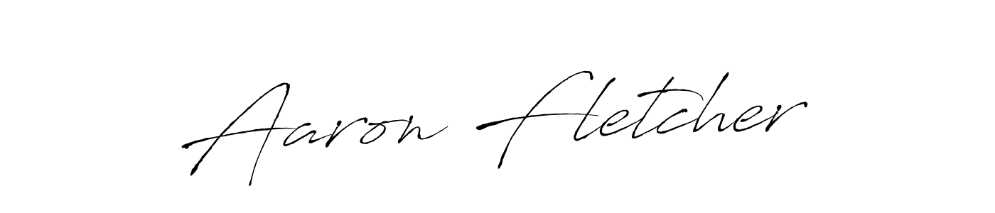 Create a beautiful signature design for name Aaron Fletcher. With this signature (Antro_Vectra) fonts, you can make a handwritten signature for free. Aaron Fletcher signature style 6 images and pictures png