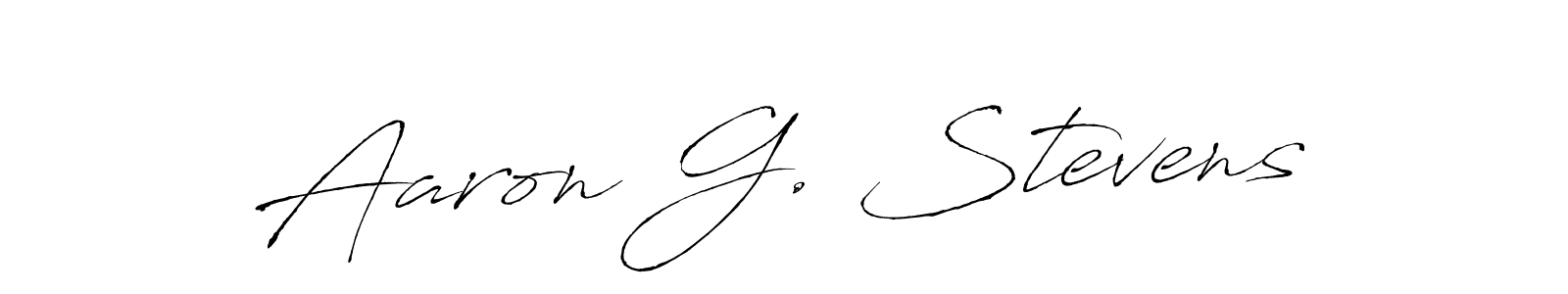 Also we have Aaron G. Stevens name is the best signature style. Create professional handwritten signature collection using Antro_Vectra autograph style. Aaron G. Stevens signature style 6 images and pictures png