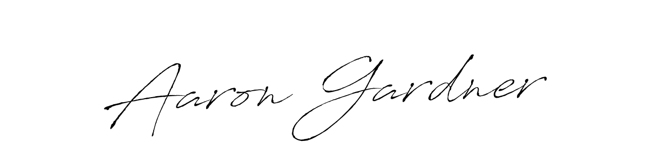 Make a beautiful signature design for name Aaron Gardner. With this signature (Antro_Vectra) style, you can create a handwritten signature for free. Aaron Gardner signature style 6 images and pictures png