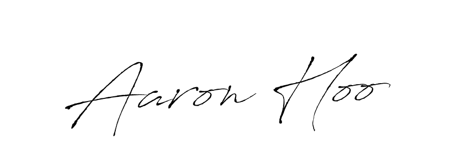 How to make Aaron Hoo signature? Antro_Vectra is a professional autograph style. Create handwritten signature for Aaron Hoo name. Aaron Hoo signature style 6 images and pictures png