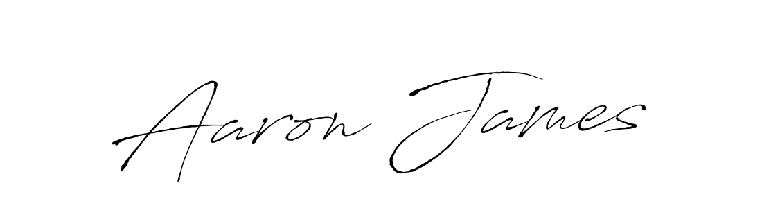 How to make Aaron James signature? Antro_Vectra is a professional autograph style. Create handwritten signature for Aaron James name. Aaron James signature style 6 images and pictures png