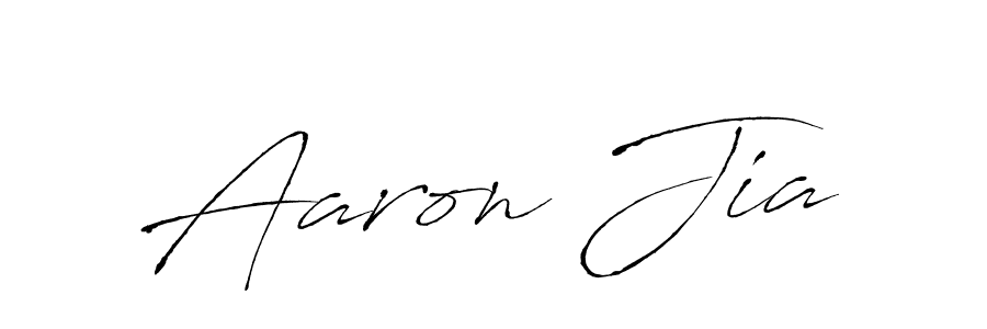 You should practise on your own different ways (Antro_Vectra) to write your name (Aaron Jia) in signature. don't let someone else do it for you. Aaron Jia signature style 6 images and pictures png