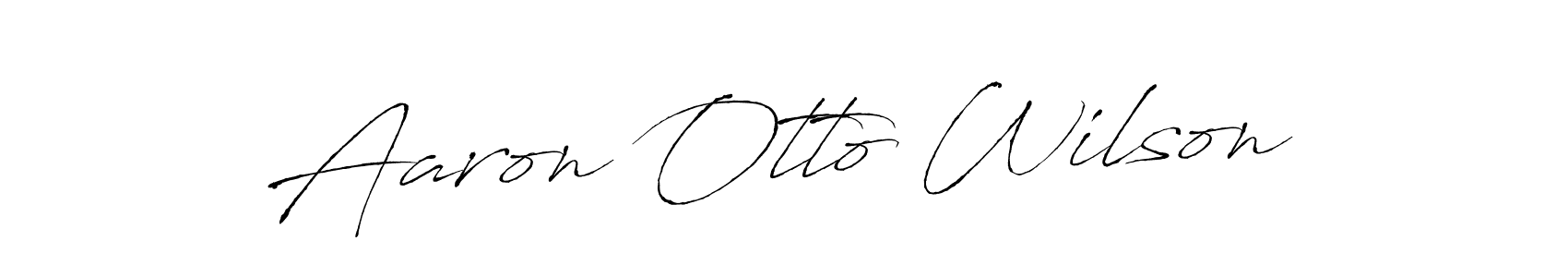 Aaron Otto Wilson stylish signature style. Best Handwritten Sign (Antro_Vectra) for my name. Handwritten Signature Collection Ideas for my name Aaron Otto Wilson. Aaron Otto Wilson signature style 6 images and pictures png
