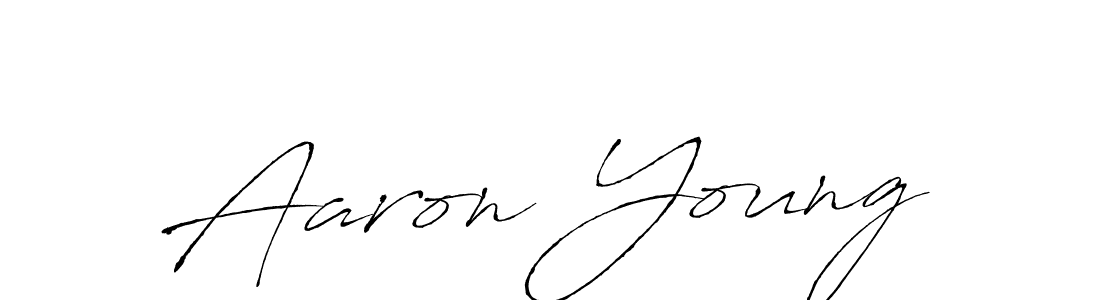 Use a signature maker to create a handwritten signature online. With this signature software, you can design (Antro_Vectra) your own signature for name Aaron Young. Aaron Young signature style 6 images and pictures png