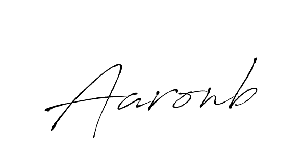 Aaronb stylish signature style. Best Handwritten Sign (Antro_Vectra) for my name. Handwritten Signature Collection Ideas for my name Aaronb. Aaronb signature style 6 images and pictures png