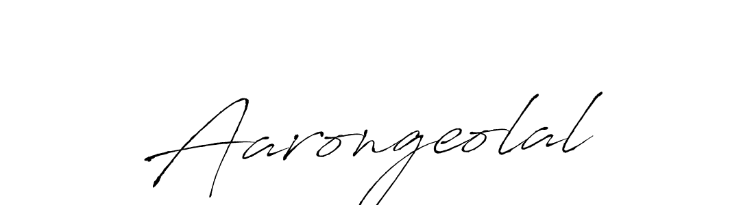Design your own signature with our free online signature maker. With this signature software, you can create a handwritten (Antro_Vectra) signature for name Aarongeolal. Aarongeolal signature style 6 images and pictures png