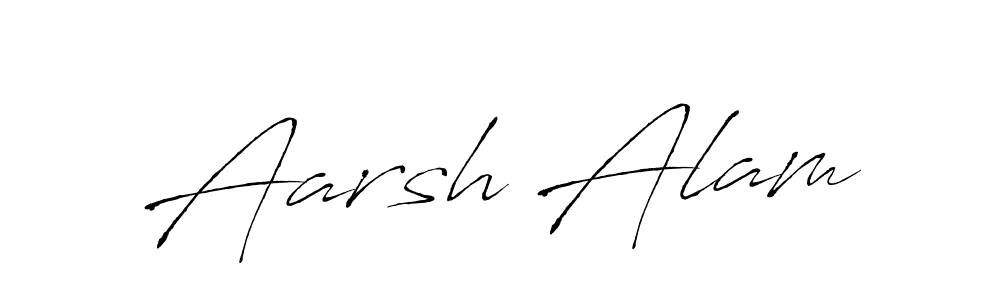 You should practise on your own different ways (Antro_Vectra) to write your name (Aarsh Alam) in signature. don't let someone else do it for you. Aarsh Alam signature style 6 images and pictures png