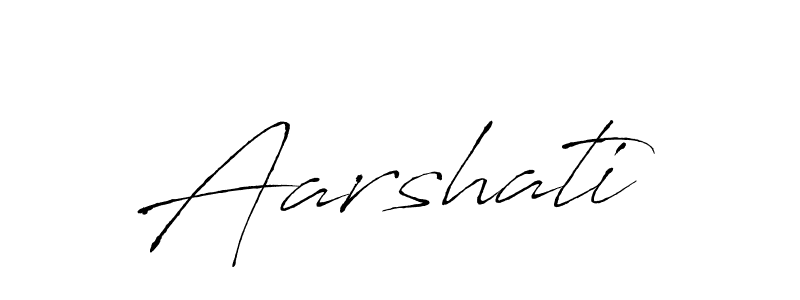 Make a beautiful signature design for name Aarshati. With this signature (Antro_Vectra) style, you can create a handwritten signature for free. Aarshati signature style 6 images and pictures png