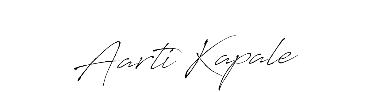 Also we have Aarti Kapale name is the best signature style. Create professional handwritten signature collection using Antro_Vectra autograph style. Aarti Kapale signature style 6 images and pictures png