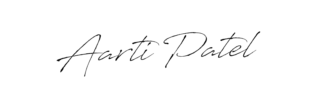 How to make Aarti Patel signature? Antro_Vectra is a professional autograph style. Create handwritten signature for Aarti Patel name. Aarti Patel signature style 6 images and pictures png