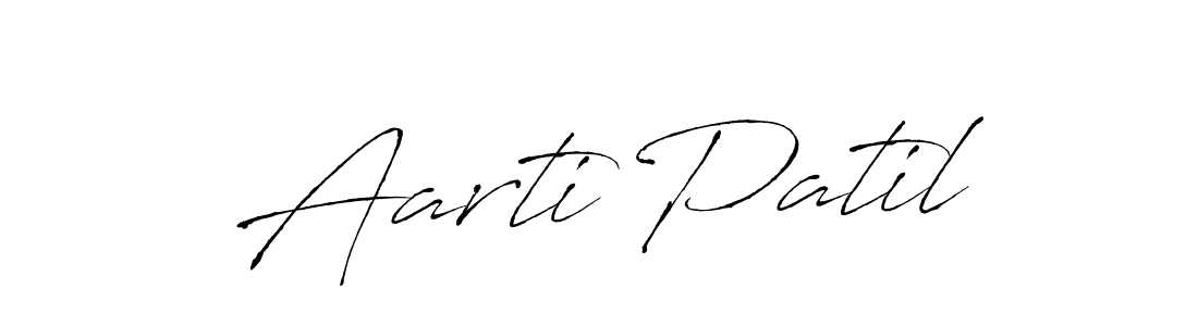 Design your own signature with our free online signature maker. With this signature software, you can create a handwritten (Antro_Vectra) signature for name Aarti Patil. Aarti Patil signature style 6 images and pictures png