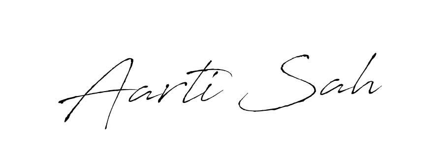 Also You can easily find your signature by using the search form. We will create Aarti Sah name handwritten signature images for you free of cost using Antro_Vectra sign style. Aarti Sah signature style 6 images and pictures png