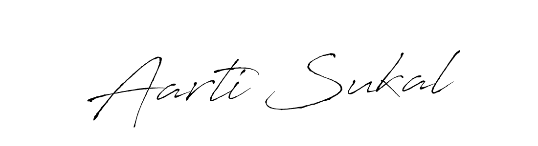 Also You can easily find your signature by using the search form. We will create Aarti Sukal name handwritten signature images for you free of cost using Antro_Vectra sign style. Aarti Sukal signature style 6 images and pictures png