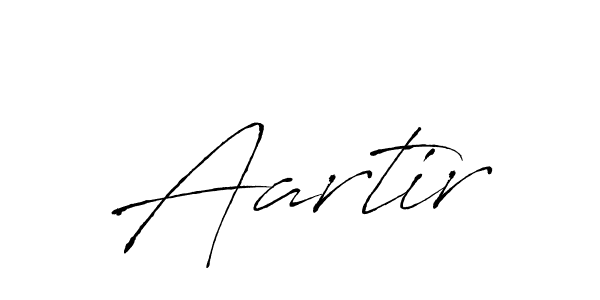 The best way (Antro_Vectra) to make a short signature is to pick only two or three words in your name. The name Aartir include a total of six letters. For converting this name. Aartir signature style 6 images and pictures png
