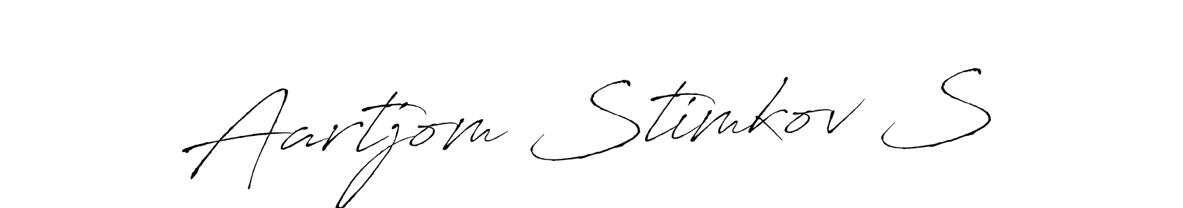 How to make Aartjom Stimkov S signature? Antro_Vectra is a professional autograph style. Create handwritten signature for Aartjom Stimkov S name. Aartjom Stimkov S signature style 6 images and pictures png