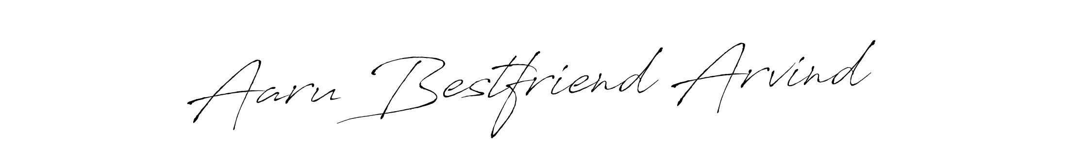 Create a beautiful signature design for name Aaru Bestfriend Arvind. With this signature (Antro_Vectra) fonts, you can make a handwritten signature for free. Aaru Bestfriend Arvind signature style 6 images and pictures png