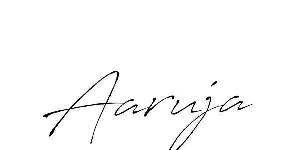 Design your own signature with our free online signature maker. With this signature software, you can create a handwritten (Antro_Vectra) signature for name Aaruja. Aaruja signature style 6 images and pictures png