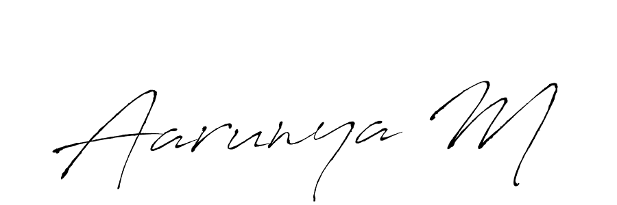 Make a short Aarunya M signature style. Manage your documents anywhere anytime using Antro_Vectra. Create and add eSignatures, submit forms, share and send files easily. Aarunya M signature style 6 images and pictures png