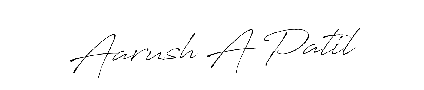 Make a beautiful signature design for name Aarush A Patil. Use this online signature maker to create a handwritten signature for free. Aarush A Patil signature style 6 images and pictures png