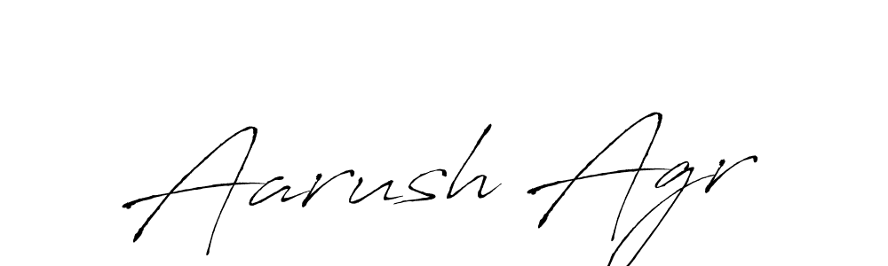 Create a beautiful signature design for name Aarush Agr. With this signature (Antro_Vectra) fonts, you can make a handwritten signature for free. Aarush Agr signature style 6 images and pictures png