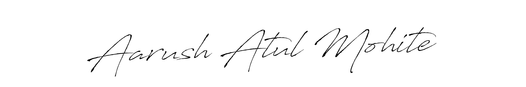 Use a signature maker to create a handwritten signature online. With this signature software, you can design (Antro_Vectra) your own signature for name Aarush Atul Mohite. Aarush Atul Mohite signature style 6 images and pictures png