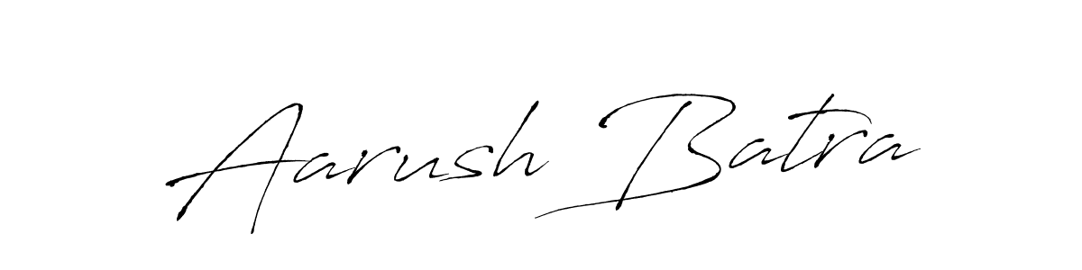 How to make Aarush Batra signature? Antro_Vectra is a professional autograph style. Create handwritten signature for Aarush Batra name. Aarush Batra signature style 6 images and pictures png
