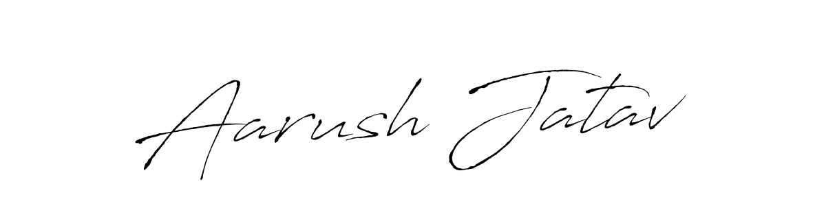 if you are searching for the best signature style for your name Aarush Jatav. so please give up your signature search. here we have designed multiple signature styles  using Antro_Vectra. Aarush Jatav signature style 6 images and pictures png