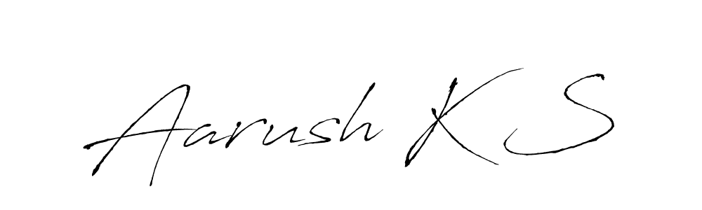 Also You can easily find your signature by using the search form. We will create Aarush K S name handwritten signature images for you free of cost using Antro_Vectra sign style. Aarush K S signature style 6 images and pictures png