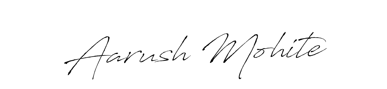 Similarly Antro_Vectra is the best handwritten signature design. Signature creator online .You can use it as an online autograph creator for name Aarush Mohite. Aarush Mohite signature style 6 images and pictures png