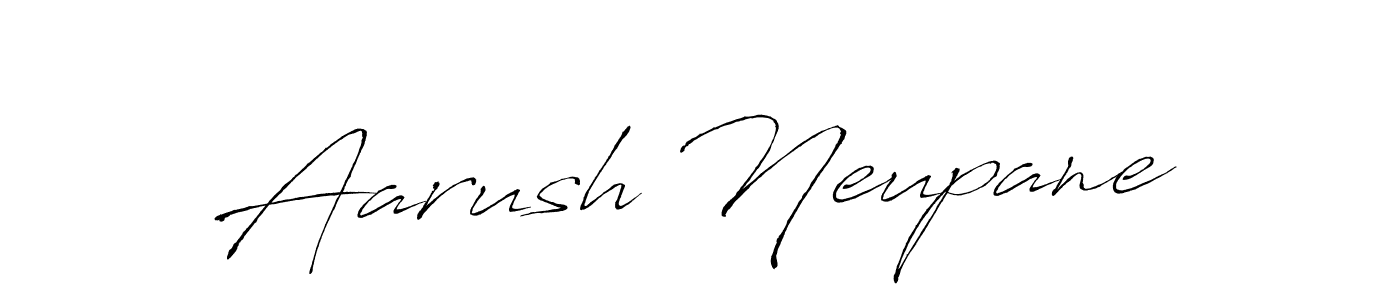 You can use this online signature creator to create a handwritten signature for the name Aarush Neupane. This is the best online autograph maker. Aarush Neupane signature style 6 images and pictures png