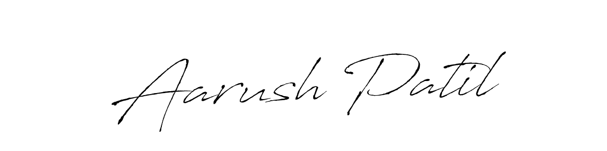 Design your own signature with our free online signature maker. With this signature software, you can create a handwritten (Antro_Vectra) signature for name Aarush Patil. Aarush Patil signature style 6 images and pictures png
