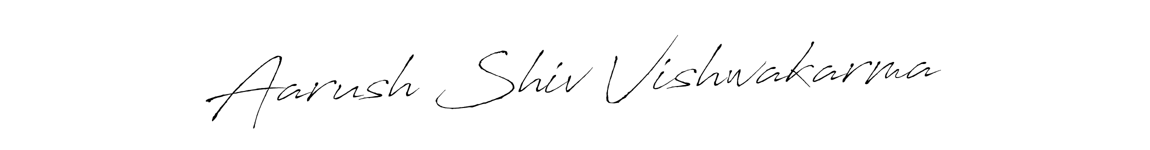 Antro_Vectra is a professional signature style that is perfect for those who want to add a touch of class to their signature. It is also a great choice for those who want to make their signature more unique. Get Aarush Shiv Vishwakarma name to fancy signature for free. Aarush Shiv Vishwakarma signature style 6 images and pictures png
