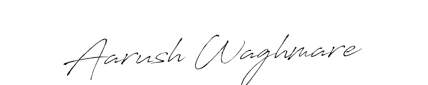 The best way (Antro_Vectra) to make a short signature is to pick only two or three words in your name. The name Aarush Waghmare include a total of six letters. For converting this name. Aarush Waghmare signature style 6 images and pictures png