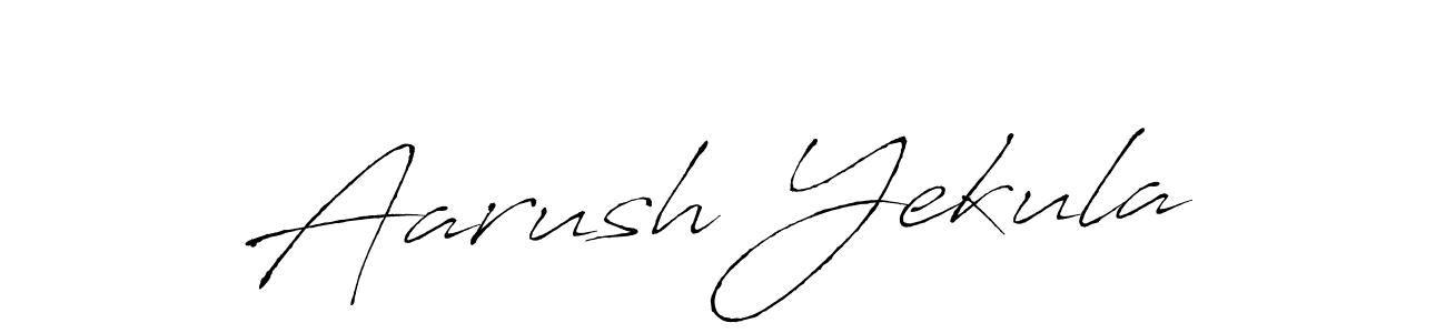 Similarly Antro_Vectra is the best handwritten signature design. Signature creator online .You can use it as an online autograph creator for name Aarush Yekula. Aarush Yekula signature style 6 images and pictures png