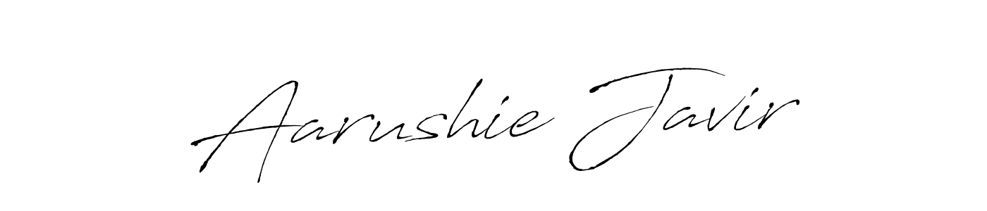Also You can easily find your signature by using the search form. We will create Aarushie Javir name handwritten signature images for you free of cost using Antro_Vectra sign style. Aarushie Javir signature style 6 images and pictures png