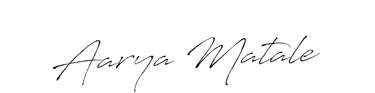 Once you've used our free online signature maker to create your best signature Antro_Vectra style, it's time to enjoy all of the benefits that Aarya Matale name signing documents. Aarya Matale signature style 6 images and pictures png