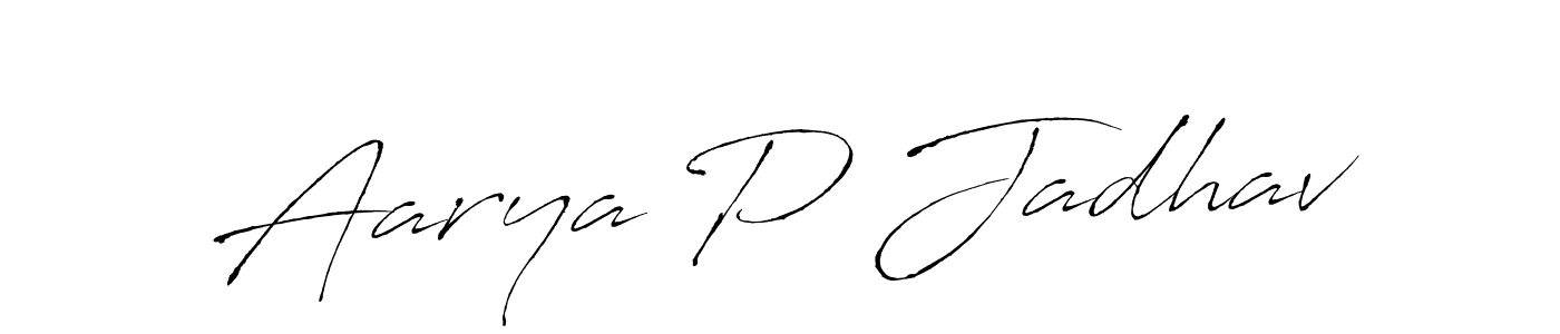 You should practise on your own different ways (Antro_Vectra) to write your name (Aarya P Jadhav) in signature. don't let someone else do it for you. Aarya P Jadhav signature style 6 images and pictures png