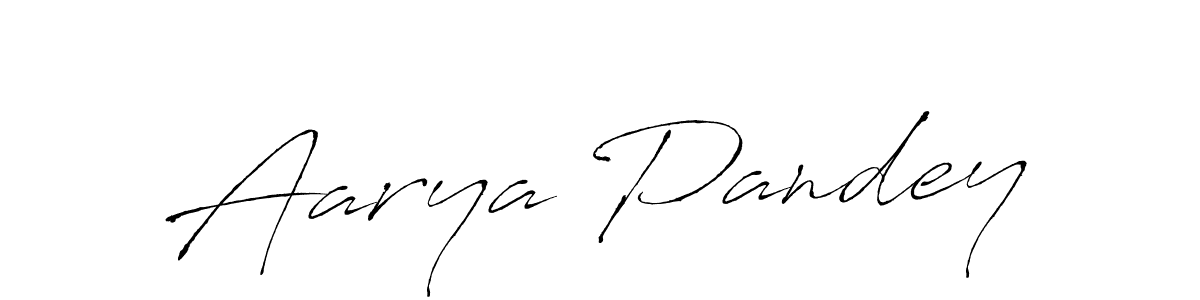 How to make Aarya Pandey signature? Antro_Vectra is a professional autograph style. Create handwritten signature for Aarya Pandey name. Aarya Pandey signature style 6 images and pictures png