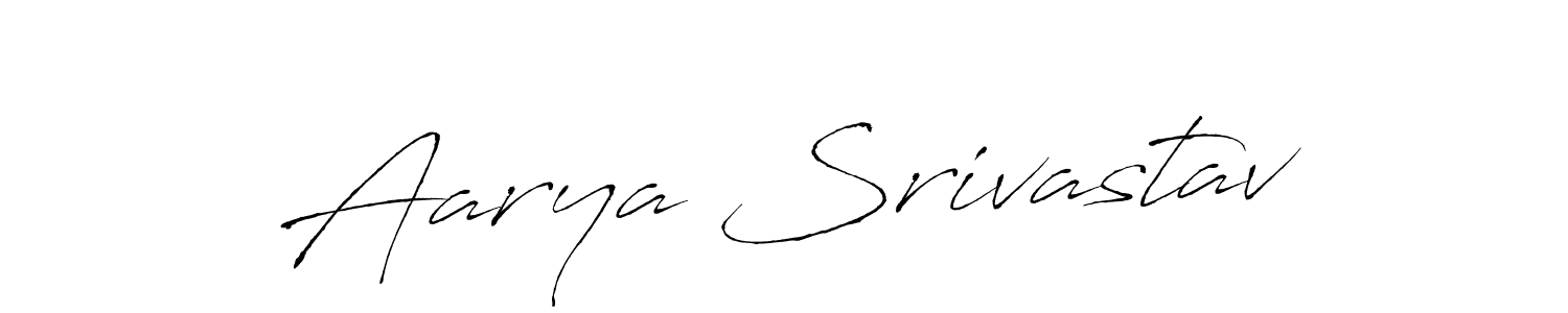 It looks lik you need a new signature style for name Aarya Srivastav. Design unique handwritten (Antro_Vectra) signature with our free signature maker in just a few clicks. Aarya Srivastav signature style 6 images and pictures png