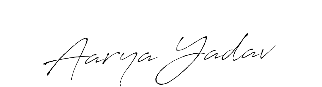 The best way (Antro_Vectra) to make a short signature is to pick only two or three words in your name. The name Aarya Yadav include a total of six letters. For converting this name. Aarya Yadav signature style 6 images and pictures png