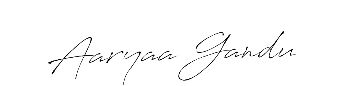 Use a signature maker to create a handwritten signature online. With this signature software, you can design (Antro_Vectra) your own signature for name Aaryaa Gandu. Aaryaa Gandu signature style 6 images and pictures png