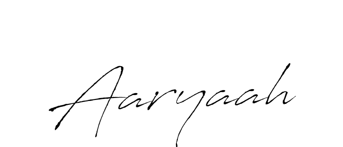 Make a beautiful signature design for name Aaryaah. With this signature (Antro_Vectra) style, you can create a handwritten signature for free. Aaryaah signature style 6 images and pictures png